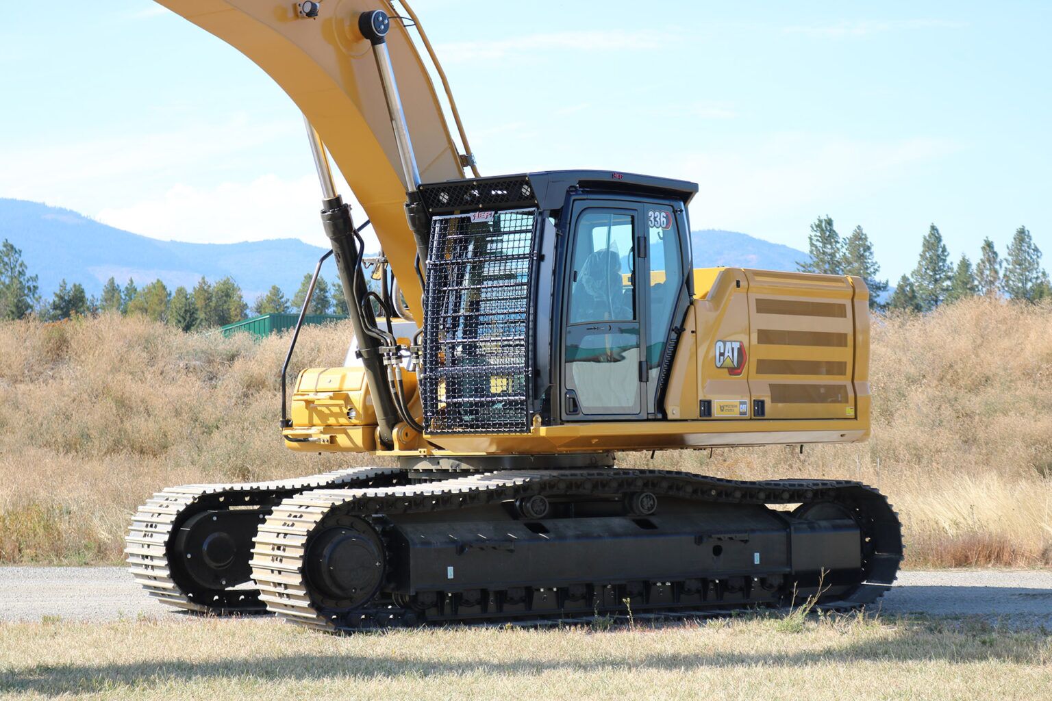 Caterpillar 336NG ~ Custom HEA Cab Guard and Running Boards