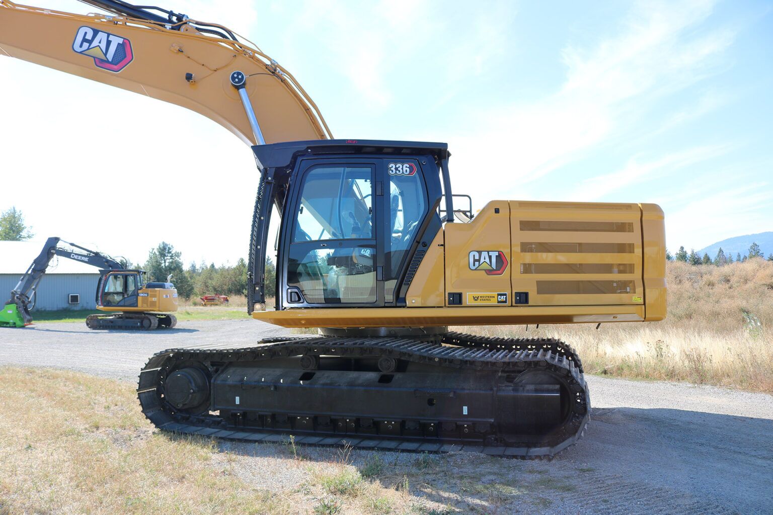 Caterpillar 336NG ~ Custom HEA Cab Guard and Running Boards